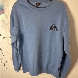 Blue quicksilver pullover sweatshirt